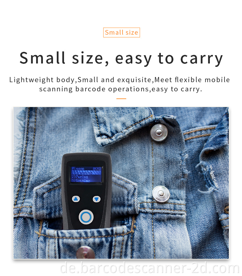 Barcodelesegerät Barcode Scanner